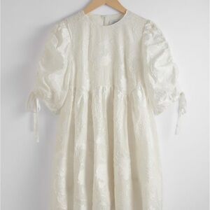 NWT & Other Stories PUFF-SLEEVE MINI DRESS XS